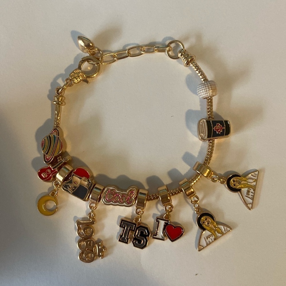 Boutique Taylor Swift Charm Bracelet NEW